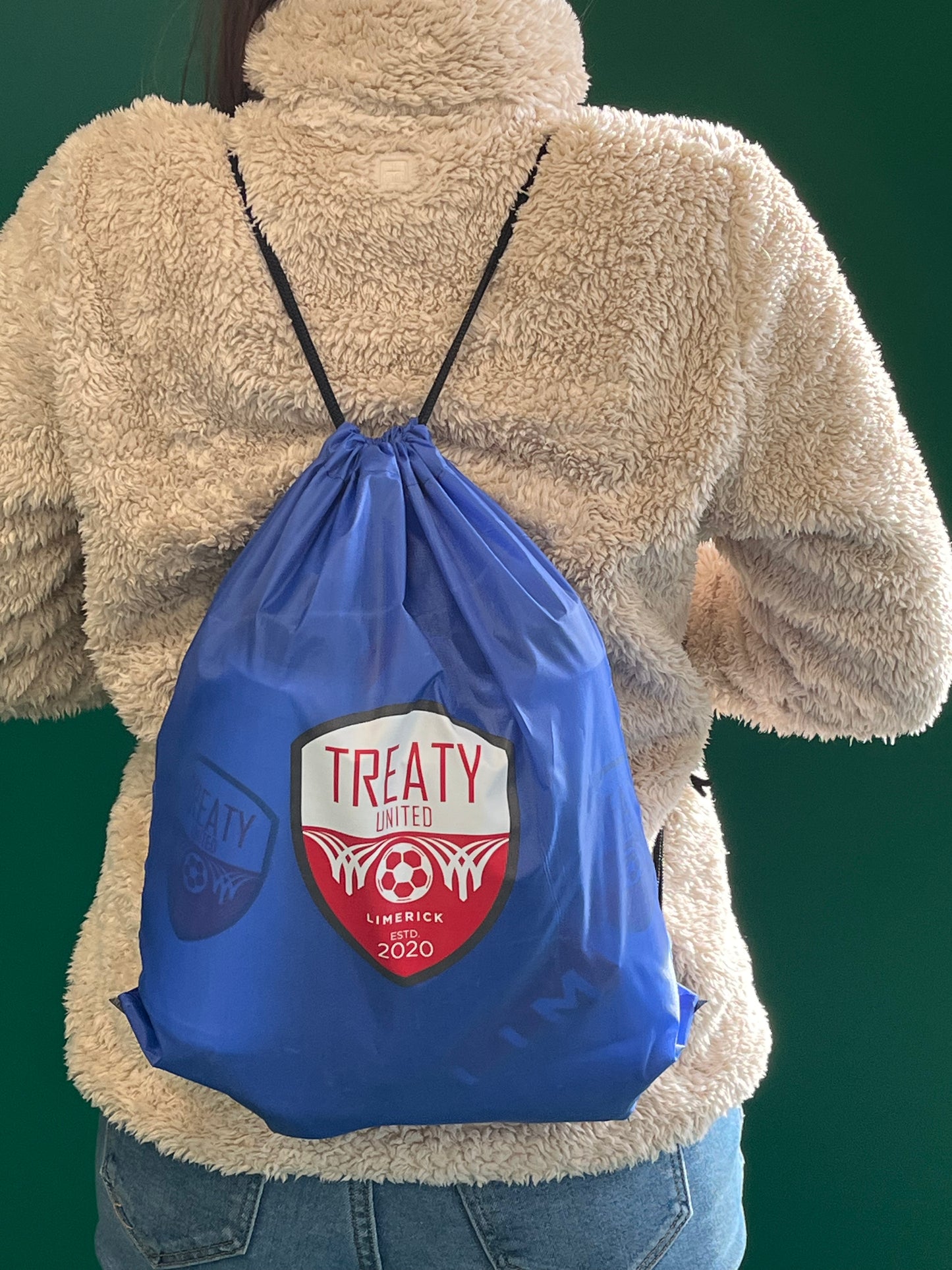 Treaty United Crested Drawstring Bag