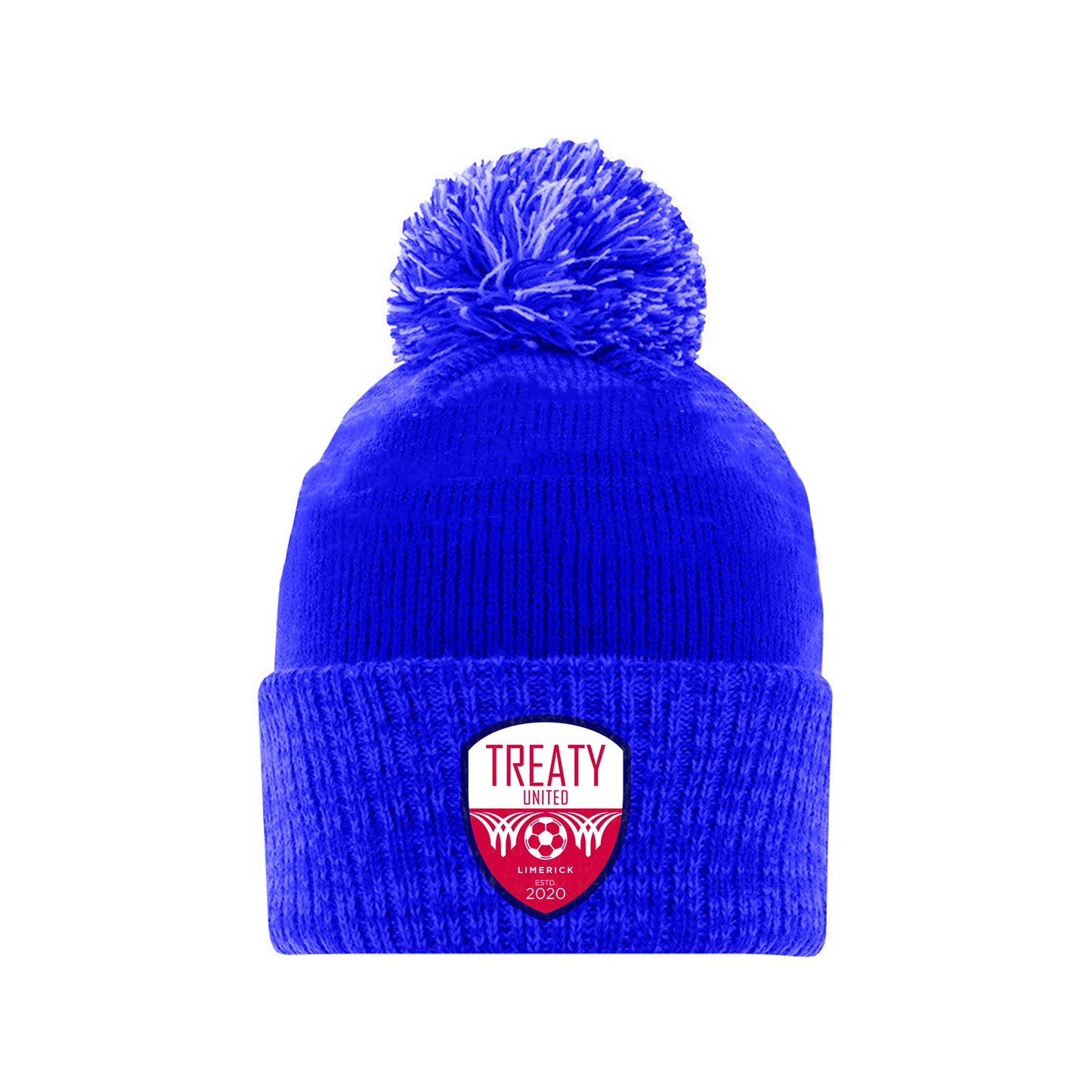 Treaty United FC Royal Blue Bobble Hat