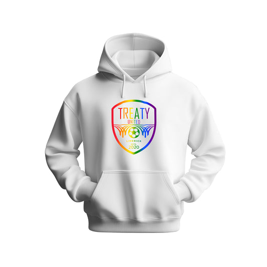 SALE 2025 PRIDE Treaty United FC White Hoody