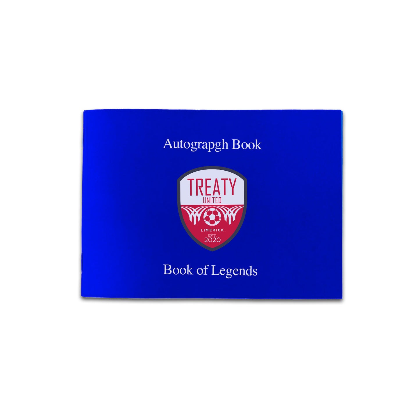 Treaty United FC Autograph Book