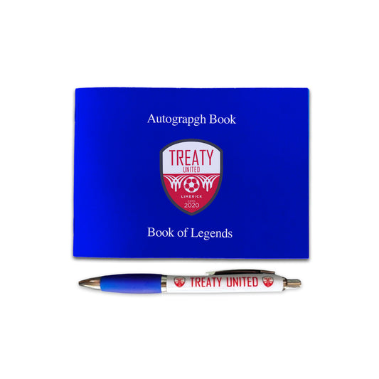 Treaty United Autograph Book and Nash Pen